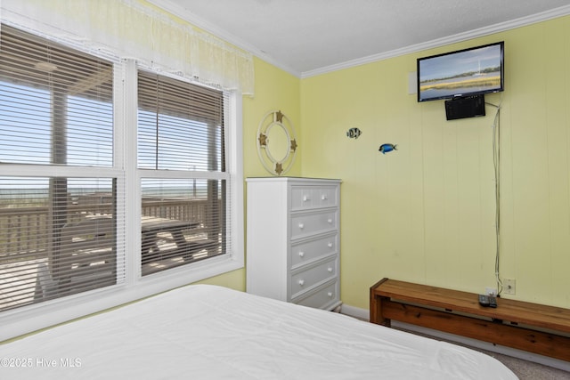 2101 Ocean Dr Unit A, Emerald Isle, NC 28594 - bedroom with crown molding