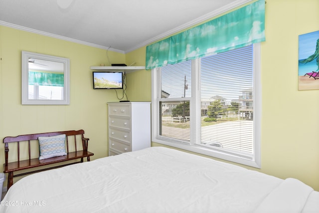 2101 Ocean Dr Unit A, Emerald Isle, NC 28594 - bedroom featuring ornamental molding