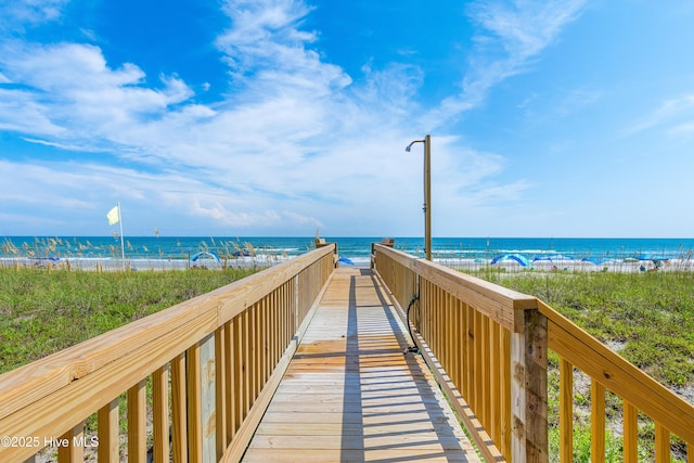 2101 Ocean Dr Unit A, Emerald Isle, NC 28594 - view of home's community with view of water and beach