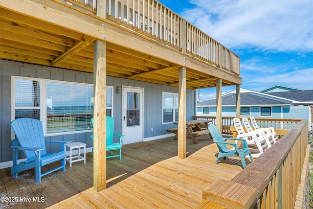 2101 Ocean Dr Unit A, Emerald Isle, NC 28594 - view of deck