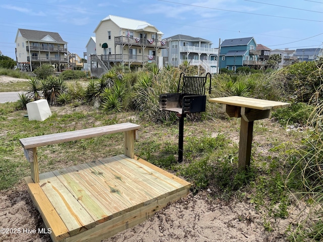 2101 Ocean Dr Unit A, Emerald Isle, NC 28594 - surrounding community featuring a residential view and a deck