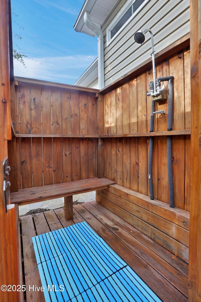 215 NE 54th St, Oak Island, NC 28465 - view of wooden terrace