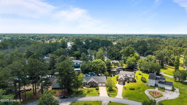 110 Mariners Ct, New Bern, NC 28562 - aerial perspective of suburban area with a forest