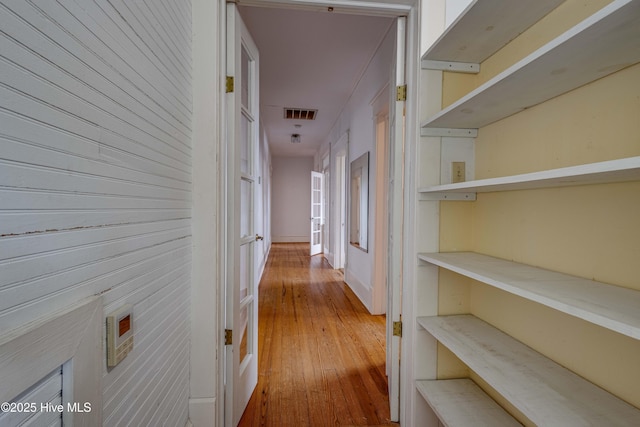 1305 N Market St, Washington, NC 27889 - hallway with hardwood / wood-style flooring
