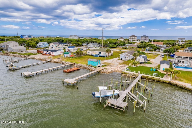 1086 Salter Path Rd, Salter Path, NC 28512 - drone / aerial view of a nearby body of water