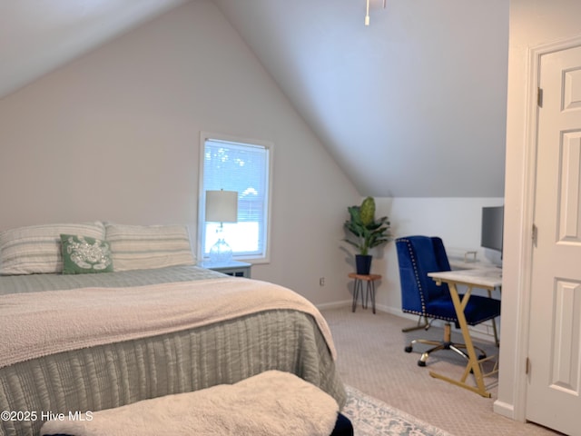 4109 Devonshire Ln, Wilmington, NC 28409 - bedroom featuring carpet floors and lofted ceiling