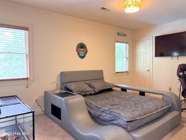 4109 Devonshire Ln, Wilmington, NC 28409 - bedroom featuring carpet floors and crown molding