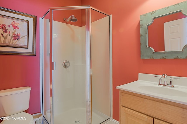 8975 Smithfield Dr NW Apt 2, Calabash, NC 28467 - bathroom with vanity and a shower stall