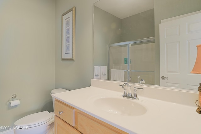 8975 Smithfield Dr NW Apt 2, Calabash, NC 28467 - bathroom with vanity and an enclosed shower