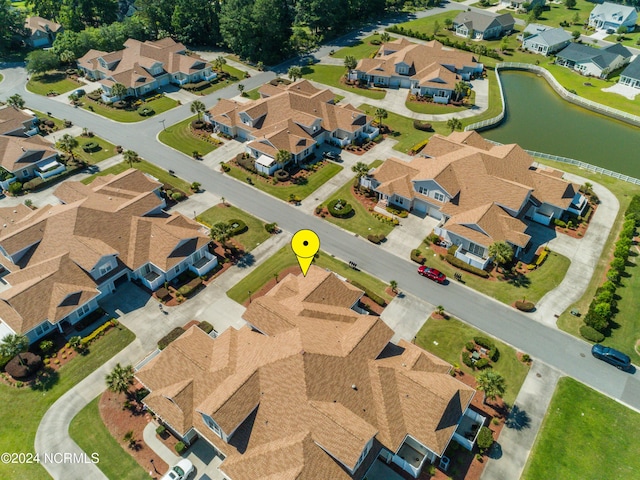 8975 Smithfield Dr NW Apt 2, Calabash, NC 28467 - aerial perspective of suburban area with a nearby body of water
