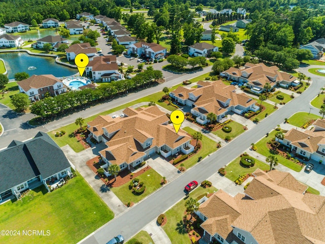 8975 Smithfield Dr NW Apt 2, Calabash, NC 28467 - aerial view of residential area with a nearby body of water