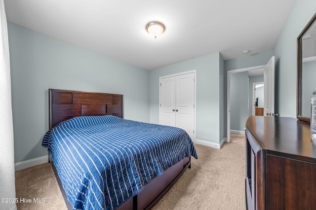 1571 Grey Cliff Run, Wilmington, NC 28405 - bedroom featuring light carpet and a closet