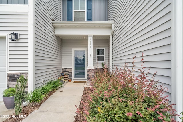1571 Grey Cliff Run, Wilmington, NC 28405 - view of exterior entry with stone siding