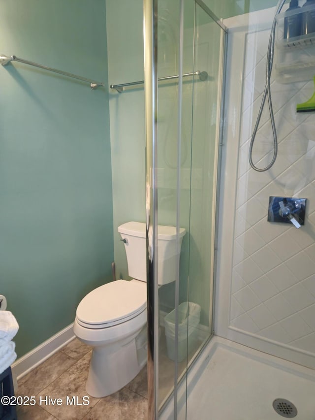 2008 E Ft Macon Rd Unit E14, Atlantic Beach, NC 28512 - bathroom featuring a stall shower and toilet