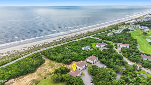 11 Foxfire Trce, Oak Island, NC 28465 - aerial view of property's location with expansive beach