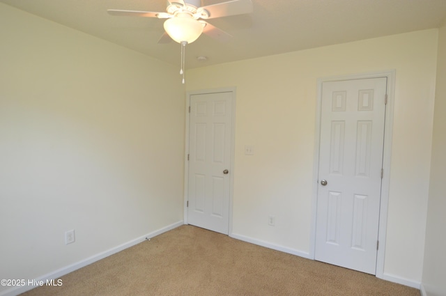 140 Van Riggs Rd, Hubert, NC 28539 - unfurnished bedroom with light colored carpet and baseboards
