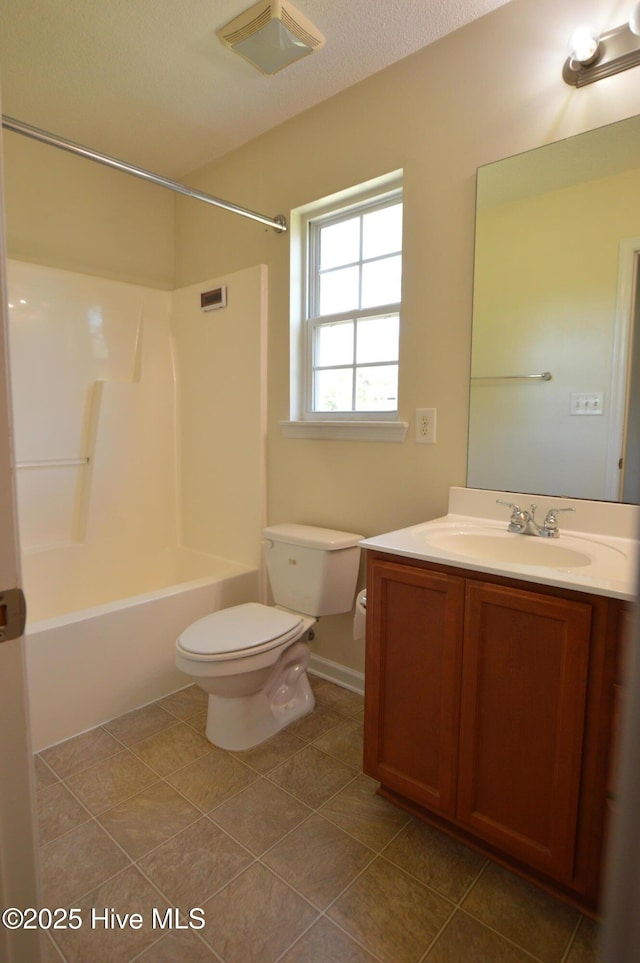 140 Van Riggs Rd, Hubert, NC 28539 - bathroom featuring vanity, bathing tub / shower combination, and tile patterned flooring