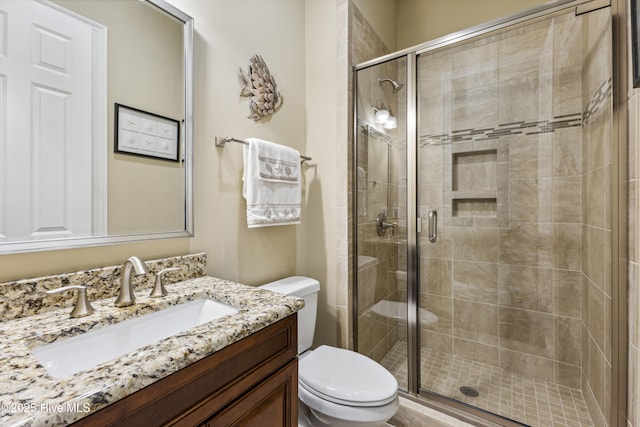 8812 Fazio Dr, Wilmington, NC 28411 - full bath with vanity and a stall shower