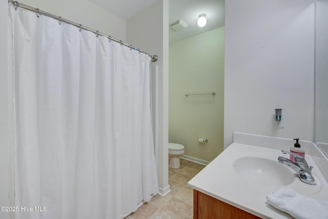 213 Fullford Ln Unit 201, Wilmington, NC 28412 - bathroom with vanity and a shower with shower curtain