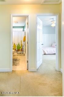 226 Bandon Dr, New Bern, NC 28562 - hall with carpet floors and baseboards