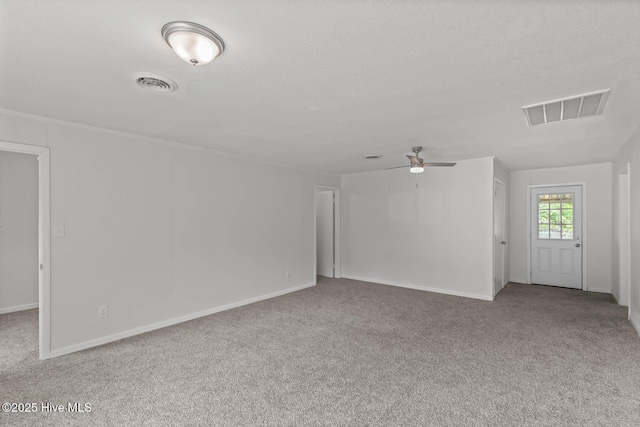 1292 Lake Cole Rd, Midway Park, NC 28544 - carpeted empty room featuring ceiling fan and baseboards