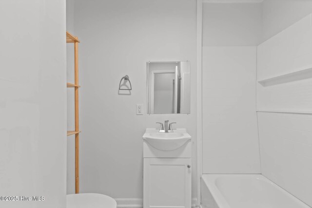 1292 Lake Cole Rd, Midway Park, NC 28544 - bathroom featuring vanity and shower / bath combination