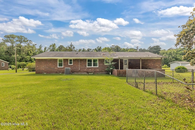1292 Lake Cole Rd, Midway Park, NC 28544 - back of property featuring brick siding