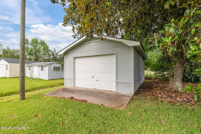 1292 Lake Cole Rd, Midway Park, NC 28544 - view of detached garage