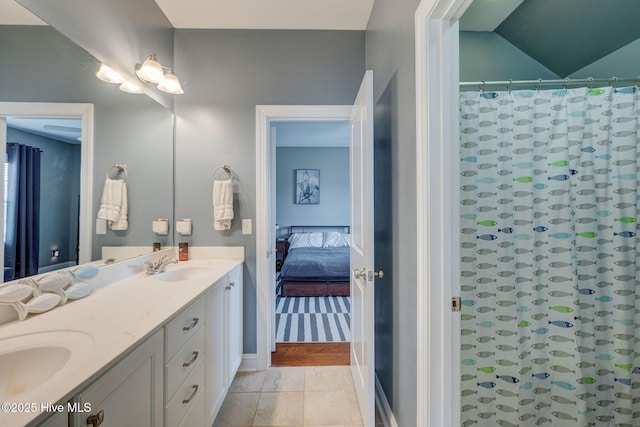 110 E Conolly Ct, Hampstead, NC 28443 - full bathroom with double vanity and connected bathroom