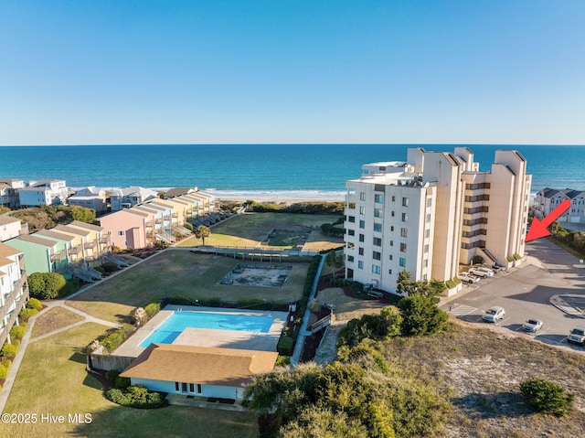 8801 Reed Dr Unit 116West, Emerald Isle, NC 28594 - drone / aerial view of a nearby body of water