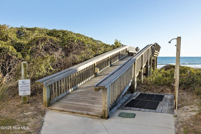 8801 Reed Dr Unit 116West, Emerald Isle, NC 28594 - view of home's community featuring view of water and beach