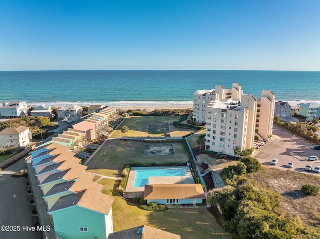 8801 Reed Dr Unit 116West, Emerald Isle, NC 28594 - aerial view of a large body of water and a pool