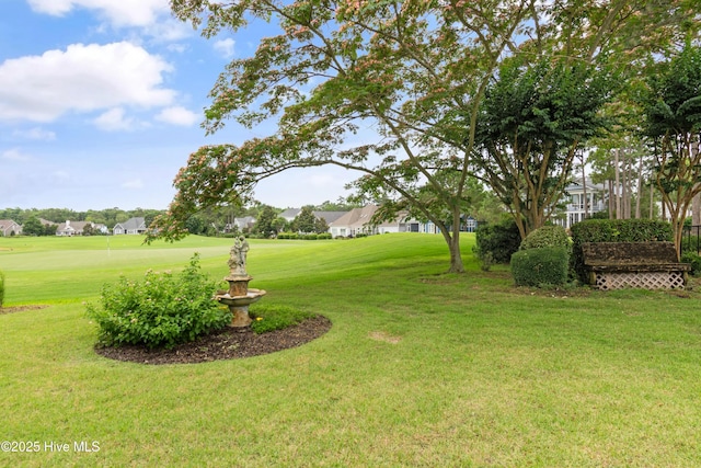 2710 Scarborough Way, Southport, NC 28461 - view of grassy yard featuring a residential view and golf course view