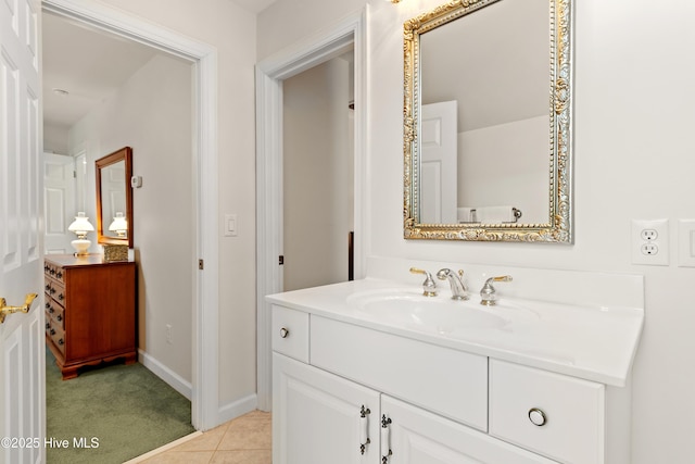 2710 Scarborough Way, Southport, NC 28461 - bathroom with vanity and tile patterned floors