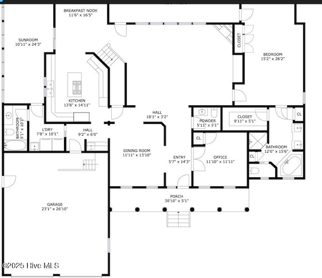 2710 Scarborough Way, Southport, NC 28461 - view of floor plan / room layout