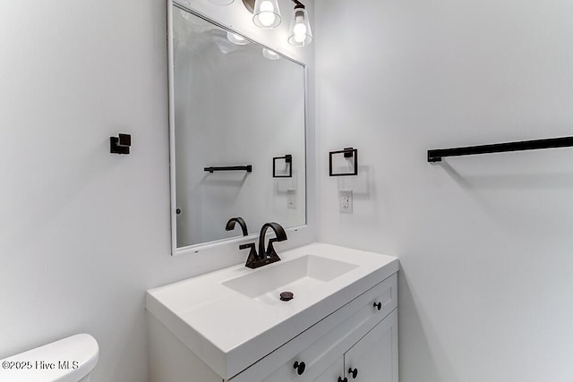 2604 Larne Ct, Wilmington, NC 28411 - half bathroom with vanity and toilet