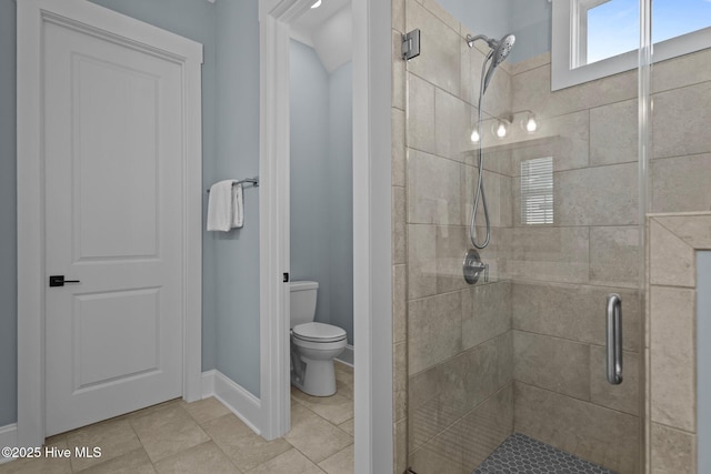 523 Trisail Ter, Wilmington, NC 28412 - full bathroom with a stall shower and tile patterned floors