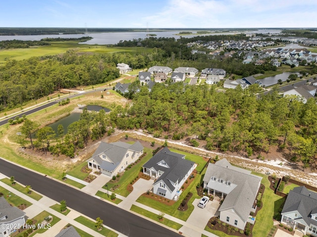 523 Trisail Ter, Wilmington, NC 28412 - aerial overview of property's location with nearby suburban area and a large body of water