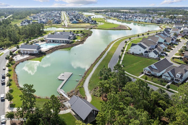 523 Trisail Ter, Wilmington, NC 28412 - aerial overview of property's location with nearby suburban area and a large body of water
