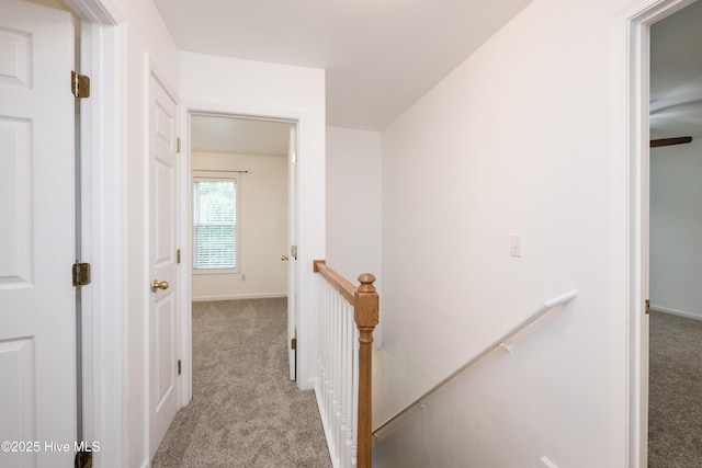 115 Billets Bridge Rd, Camden, NC 27921 - hall featuring an upstairs landing and carpet
