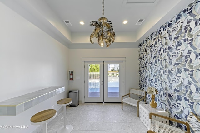 207 Spartanburg Ave Unit 2, Carolina Beach, NC 28428 - doorway with french doors