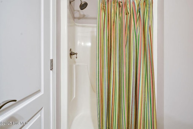 428 Windchime Dr, Wilmington, NC 28412 - bathroom view of curtained shower