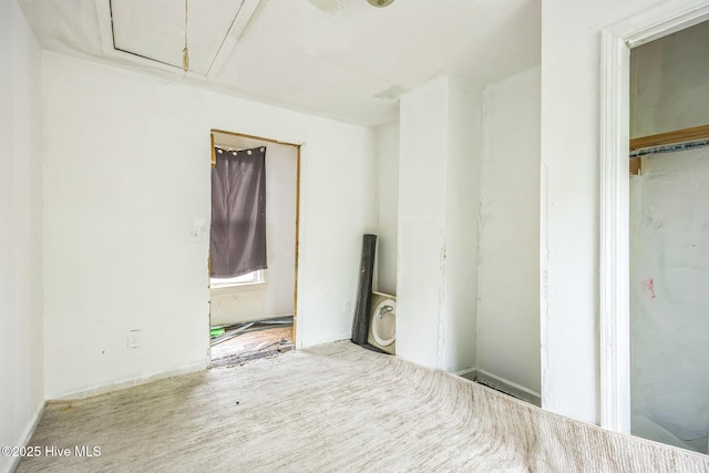 115 Wright St, Wilmington, NC 28401 - unfurnished bedroom with attic access
