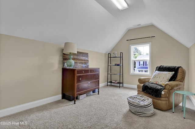 121 Poplar Branch Way, Hampstead, NC 28443 - sitting room with carpet and vaulted ceiling