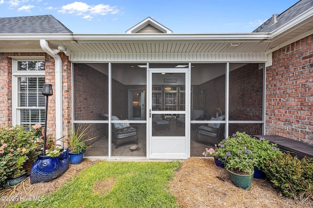 812 Vineyard Dr, New Bern, NC 28562 - property entrance with brick siding