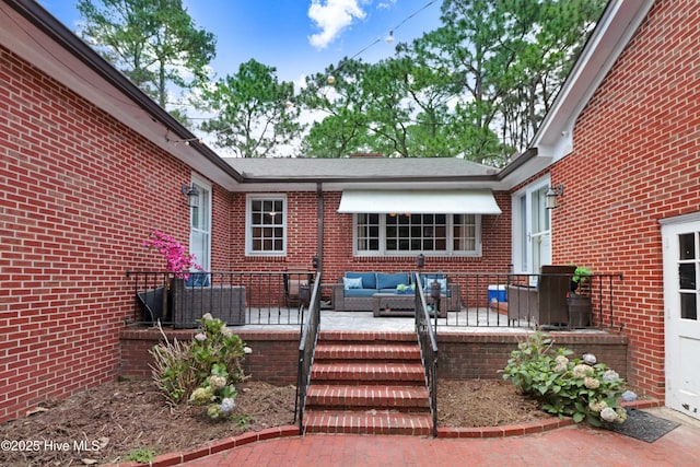 1714 E Walnut St, Goldsboro, NC 27530 - view of patio with an outdoor living space