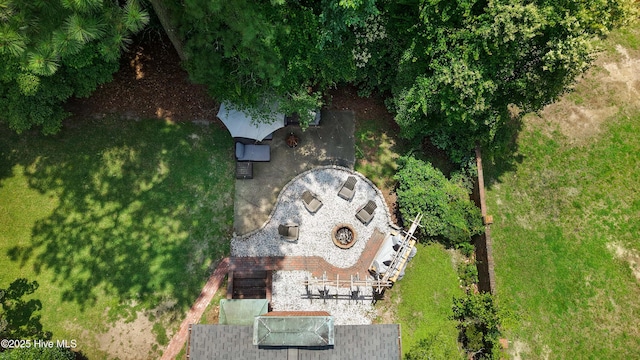 1714 E Walnut St, Goldsboro, NC 27530 - aerial view of property and surrounding area