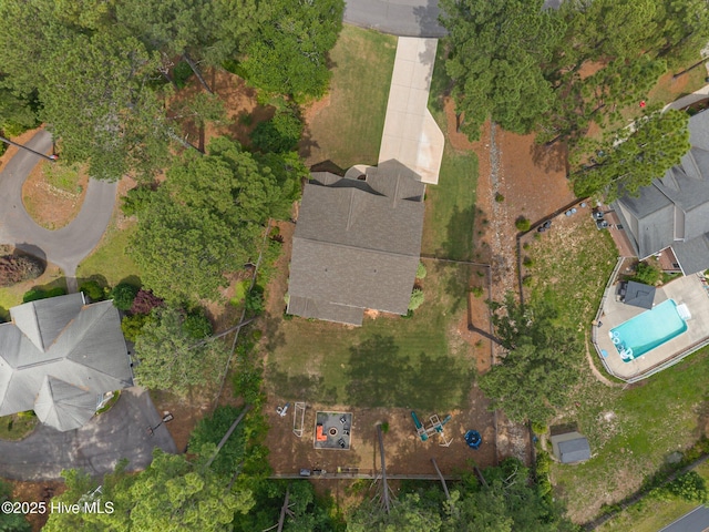 28 Winding Trl, Whispering Pines, NC 28327 - bird's eye view of a pool