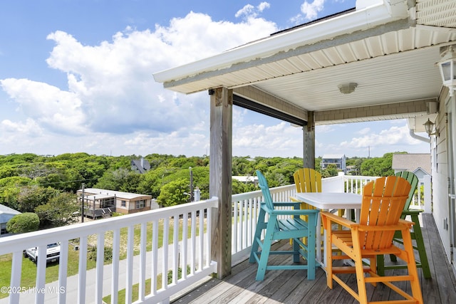 110 Mangrove Blvd, Emerald Isle, NC 28594 - view of wooden deck