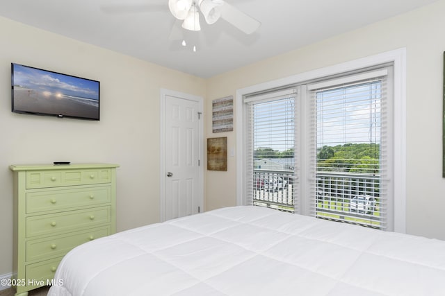 110 Mangrove Blvd, Emerald Isle, NC 28594 - bedroom with ceiling fan
